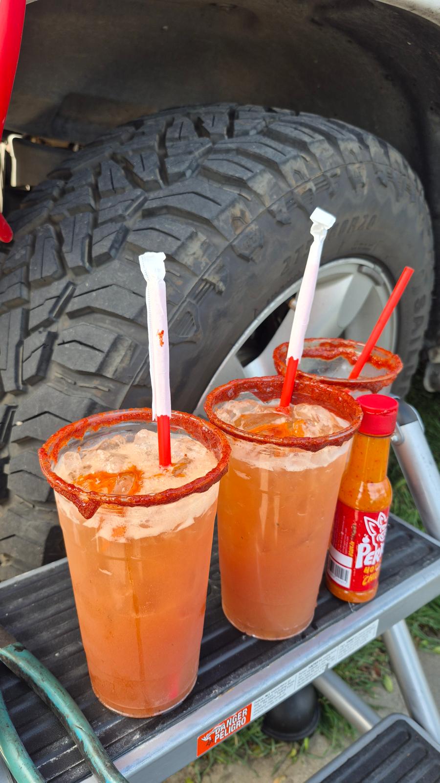 Micheladas preparadas con Michelada Express 87